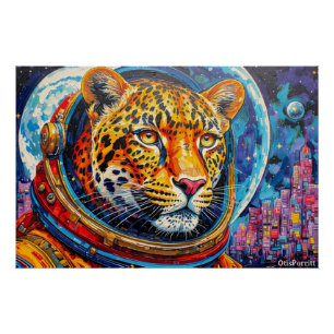 LEOPARD ASTRONAUT-COMING HOME 6 POSTER
