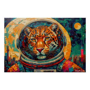 LEOPARD ASTRONAUT-COMING HOME 9 POSTER