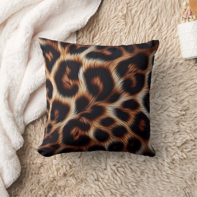 Leopard Aura: Unleash Your Wild Side at Night Cushion (Blanket)