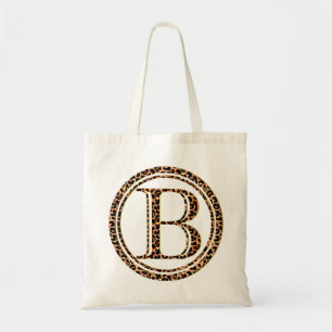 leopard B Tote Bag