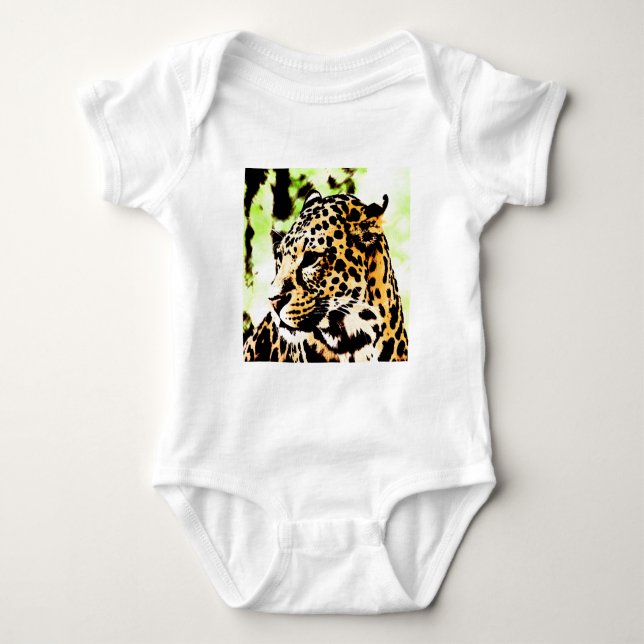 Leopard Baby Bodysuit (Front)