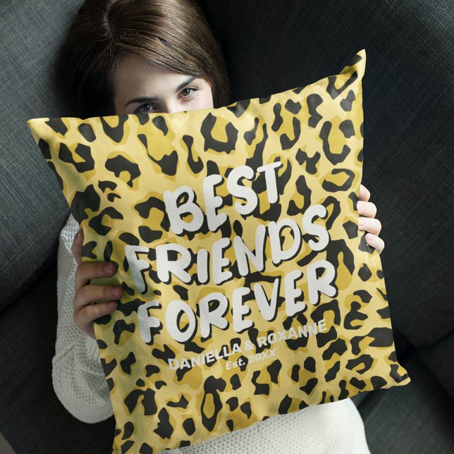 Leopard BFF Best Friends Forever Cushion (Creator Uploaded)