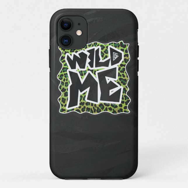 Leopard Black and Green Print Case-Mate iPhone Case (Back)