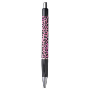 Leopard Black and Hot Pink Print