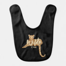 Leopard black baby one-piece bodysuit