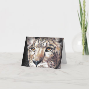 Leopard  Blank Note Card