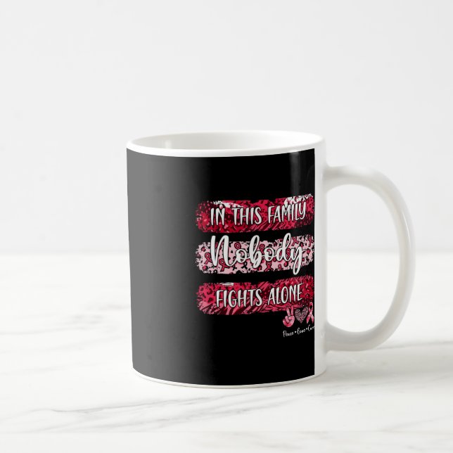 leopard blood cancer awareness in this family nobo coffee mug (Right)