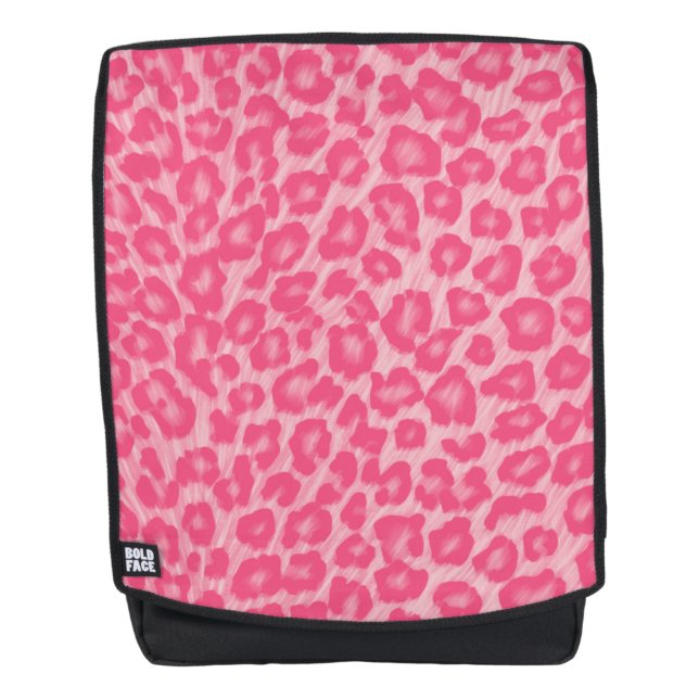 Leopard Blush  Backpack (Front)