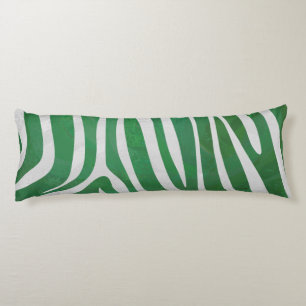 Leopard Brown and Teal Print Body Cushion