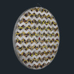 Leopard Brown and Yellow Cevron Print Dartboard<br><div class="desc">Stylish and trendy Black, Brown and Yellow Leopard Spotted Patterns by Imagine That! Design on electronics, accessories, and stylish gifts with our unique touch of texture and pizzazz is sure to satisfy the needs of leopard print lovers and natural jungle animal print lovers of all ages. Walk on the wild...</div>