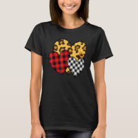 Leopard Buffalo Red Black Plaid Heart Funny Valent