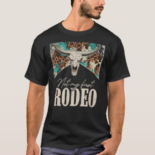 Leopard Bull Skull Western Life Country Not My Fir T-Shirt