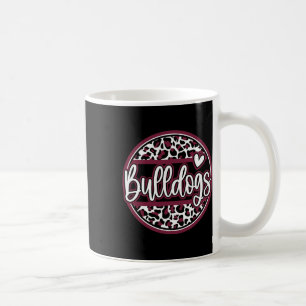 Leopard Bulldogs School Spirit Name Fan Team Back Coffee Mug