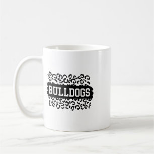 Leopard Bulldogs School Spirit Name Fan Team Ck To Coffee Mug