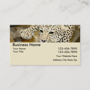 Leopard Business Cards