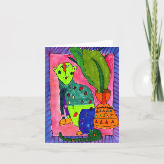 Leopard by Jullien Jollon, Age 12 Card