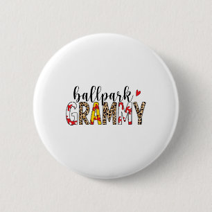 Leopard Byllpark Grammy Bysebyll Softbyll Mother's 6 Cm Round Badge