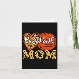 Leopard Bysketbyll Mum Game Day Mum Life Tie Dye M Card