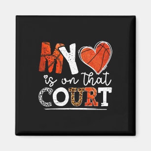 Leopard Bysketbyll Mum My Heart Is On That Court M Magnet