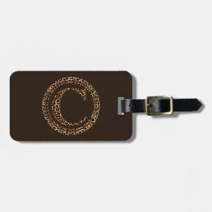 leopard C Luggage Tag
