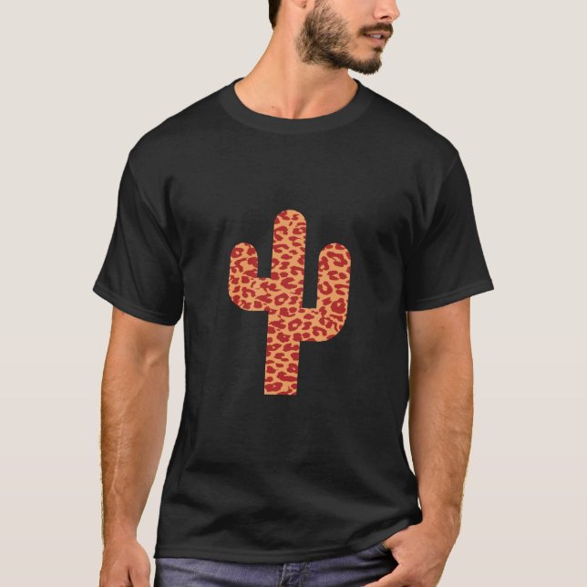 Leopard cactus tree T-Shirt (Front)