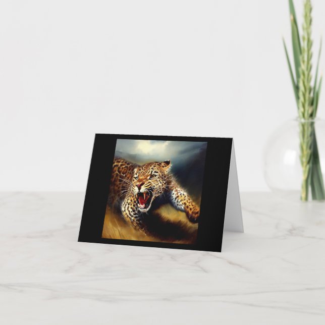 Leopard  card (Front)