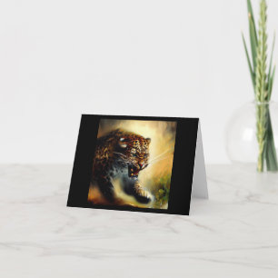 Leopard card