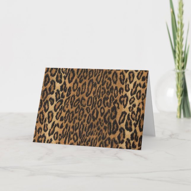 Leopard Card (Front)