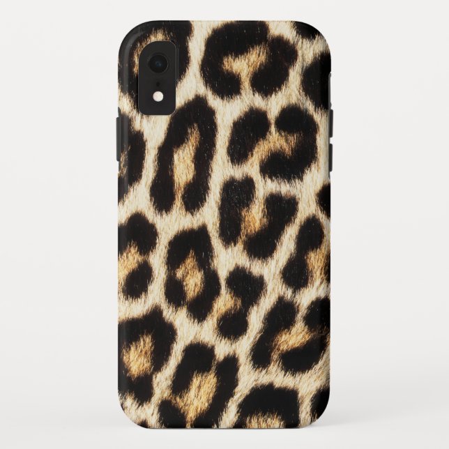 Leopard CaseMate PhoneCase, Apple iPhone XR, Tough Case-Mate iPhone Case (Back)