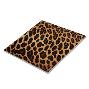 Leopard Cat Animal Print Popular Collection Ceramic Tile
