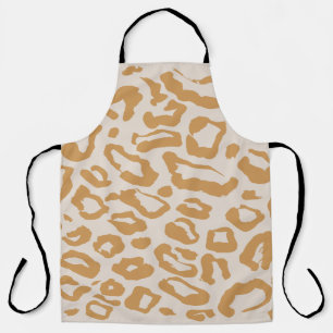 Leopard Cat Art Animal Art Animal Lover Art Animal Apron