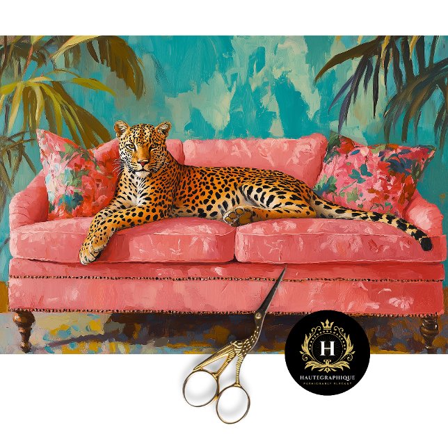 Leopard Cat Decoupage  Tissue Paper (Creator Uploaded)