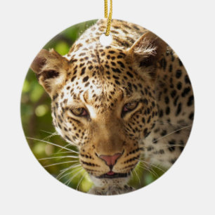 Leopard Ceramic Ornament