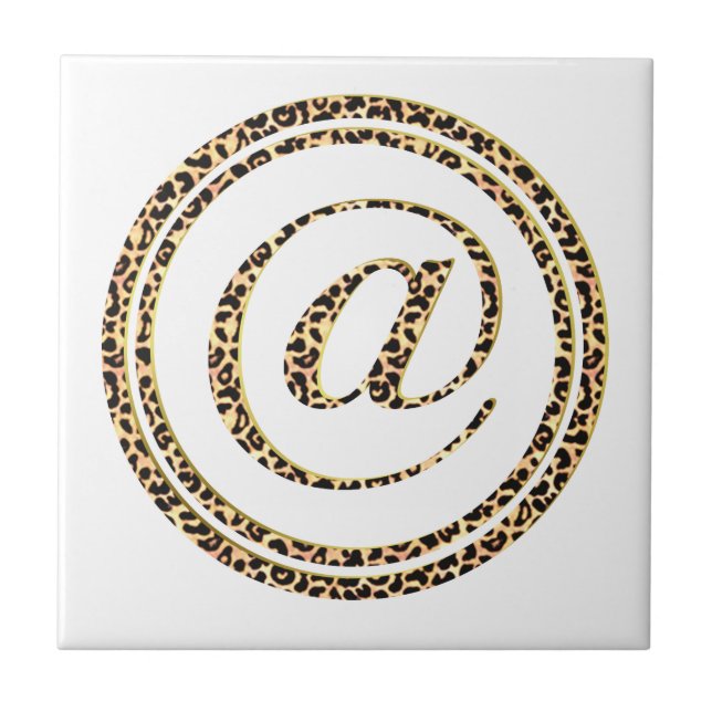 Leopard @ ceramic tile (Front)