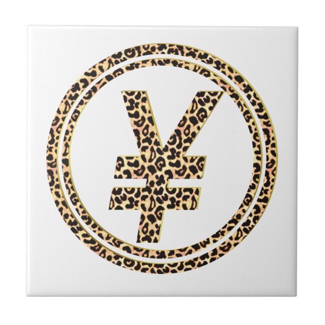 Leopard ¥ ceramic tile (Front)