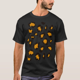 Leopard Cheetah Animal Print Trendy Graphic Kids C T-Shirt