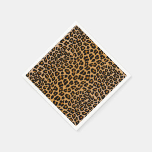 Leopard cheetah pattern  napkin