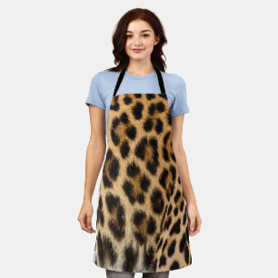Leopard Cheetah Print Animal Fur Pattern Apron