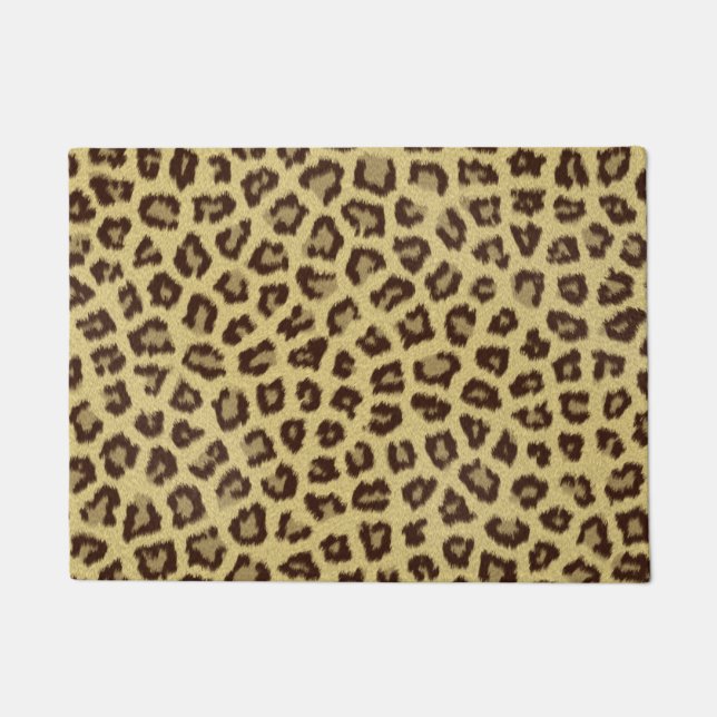 Leopard / Cheetah Print Doormat (Front)