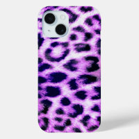 Leopard Cheetah Print Faux Fur pink