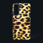 Leopard Cheetah Print Faux Fur Samsung Galaxy Case<br><div class="desc">Leopard Cheetah Print Faux Fur</div>