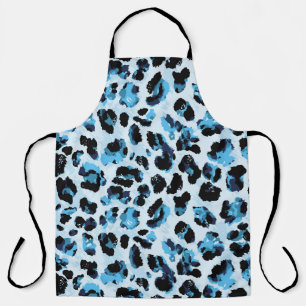 Leopard Cheetah Skin: Watercolor Vintage Tie Dye Apron