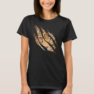 Leopard Cheetah Tiger Face Lion Big Cat T-Shirt