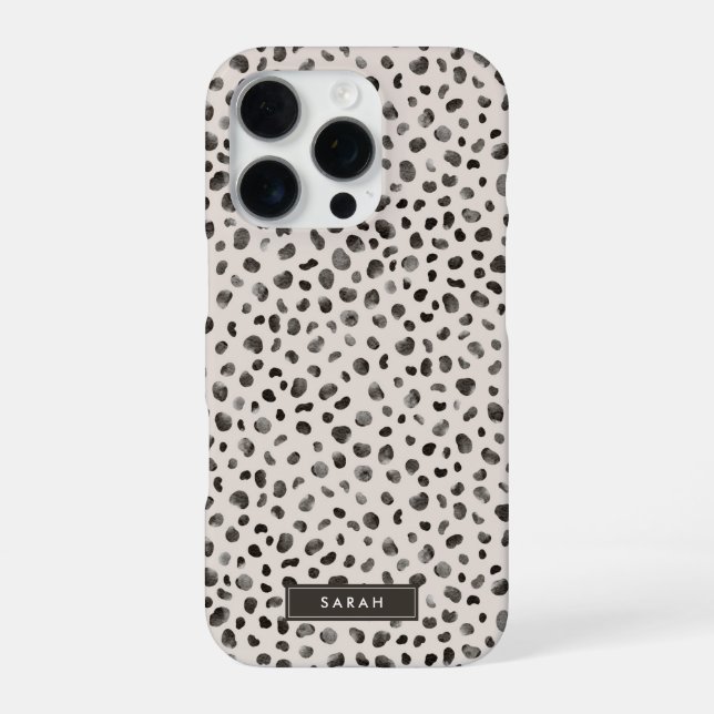 Leopard Cheetah Wild Animal Skin Pattern iPhone Case (Back)