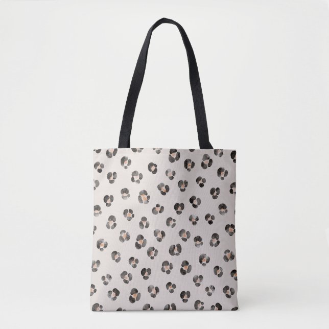 Leopard Cheetah Wild Animal Skin Pattern Tote Bag (Front)