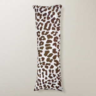 Leopard Chocolate Print Body Cushion