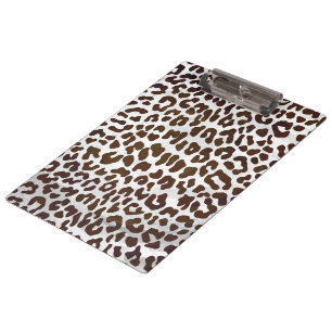 Leopard Chocolate Print Clipboard