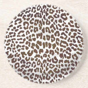 Leopard Chocolate Print Coaster