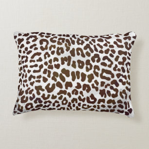 Leopard Chocolate Print Decorative Cushion