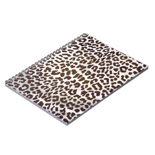 Leopard Chocolate Print Notebook